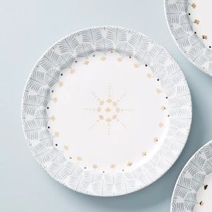 Anthropologie Biba Dinner Plates, Set of 4